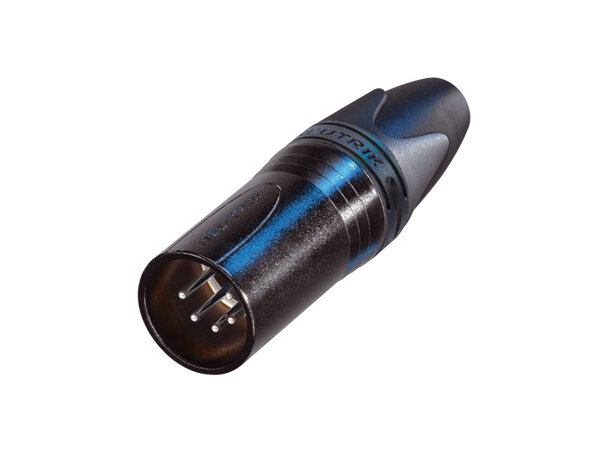 Neutrik 5 pin XLR Han - Sort Neutrik 5 pin XLR Han